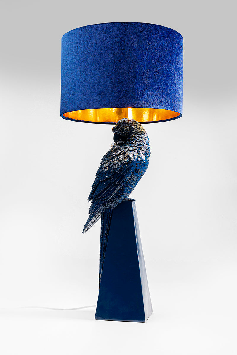 Parrot Blue Table Lamp