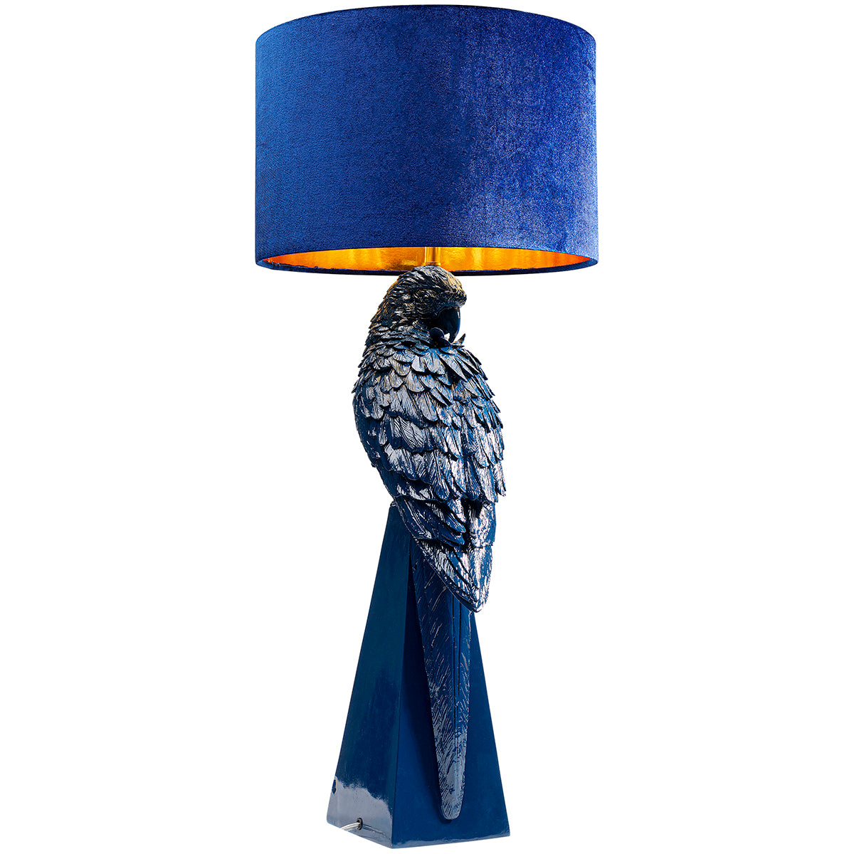 Parrot Blue Table Lamp