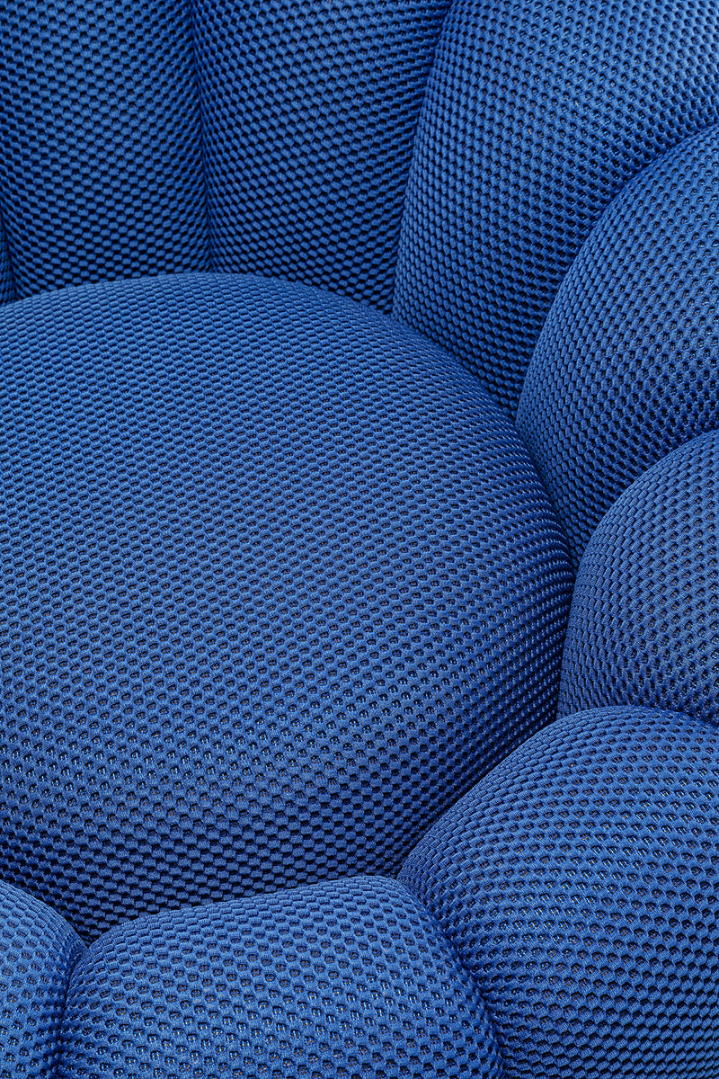 Peppo Bloom Mesh Look Swivel Armchair