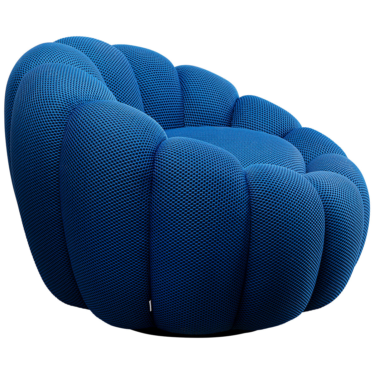Peppo Bloom Mesh Look Swivel Armchair