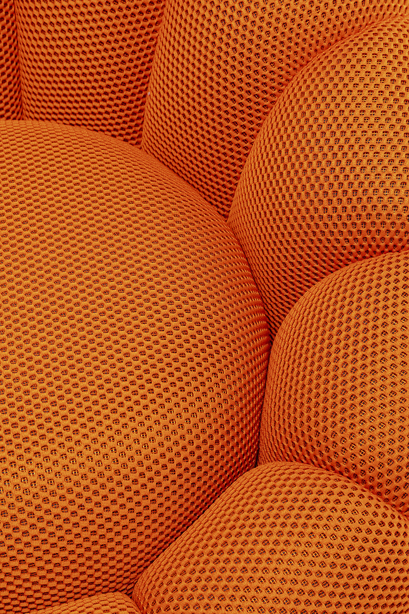 Peppo Bloom Mesh Look Swivel Armchair