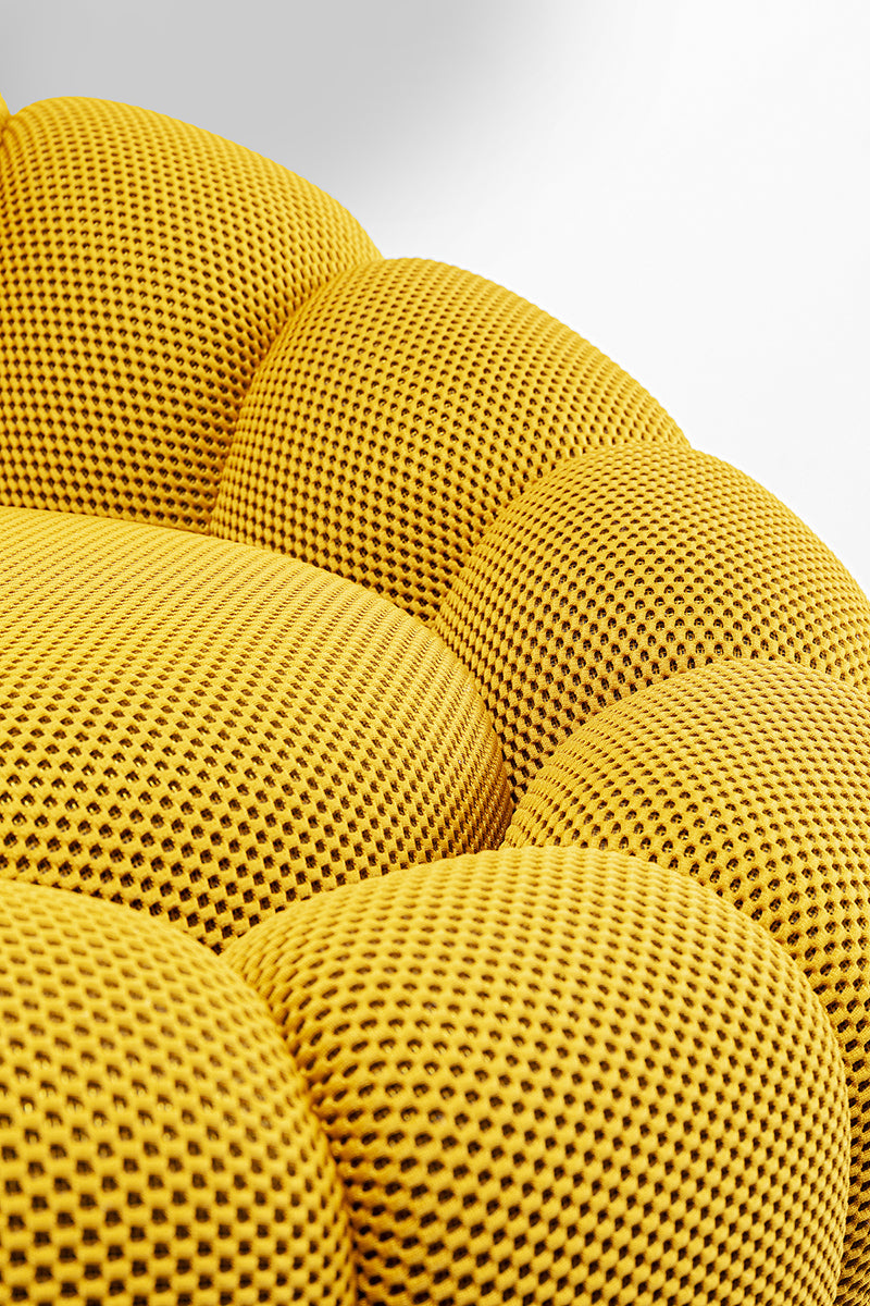Peppo Bloom Mesh Look Swivel Armchair