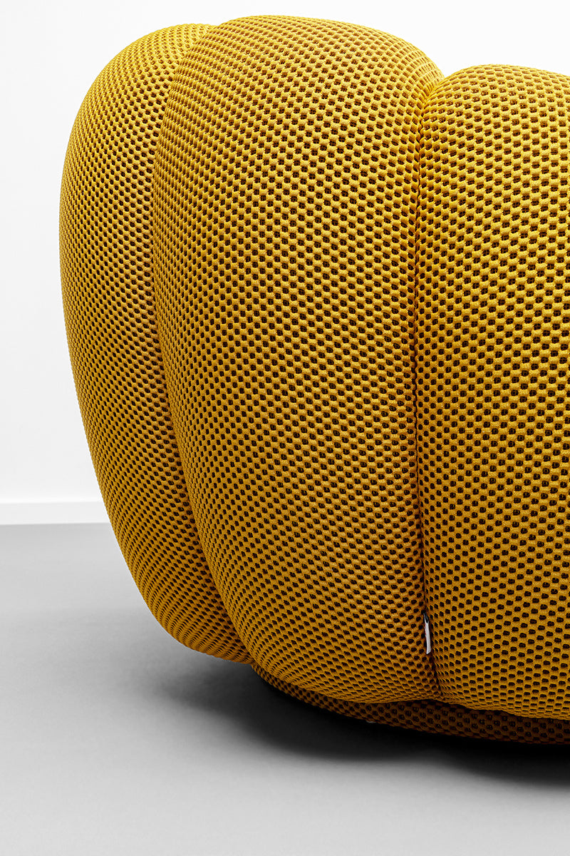 Peppo Bloom Mesh Look Swivel Armchair