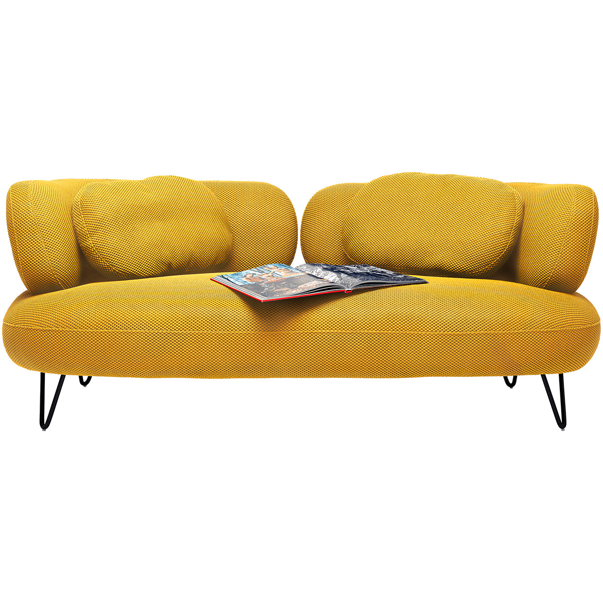 Peppo Mesh Look 2 Seater Sofa