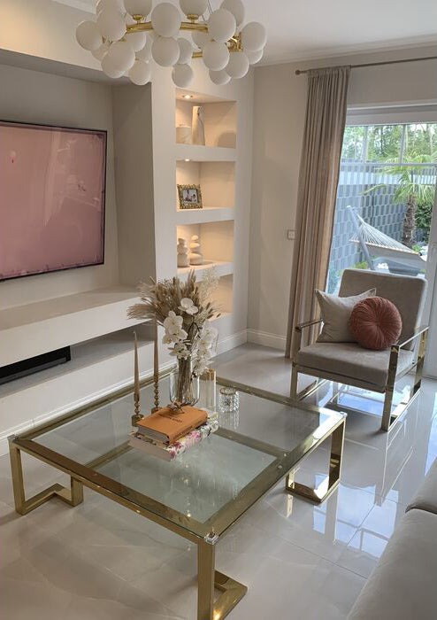 Rush Gold Coffee Table