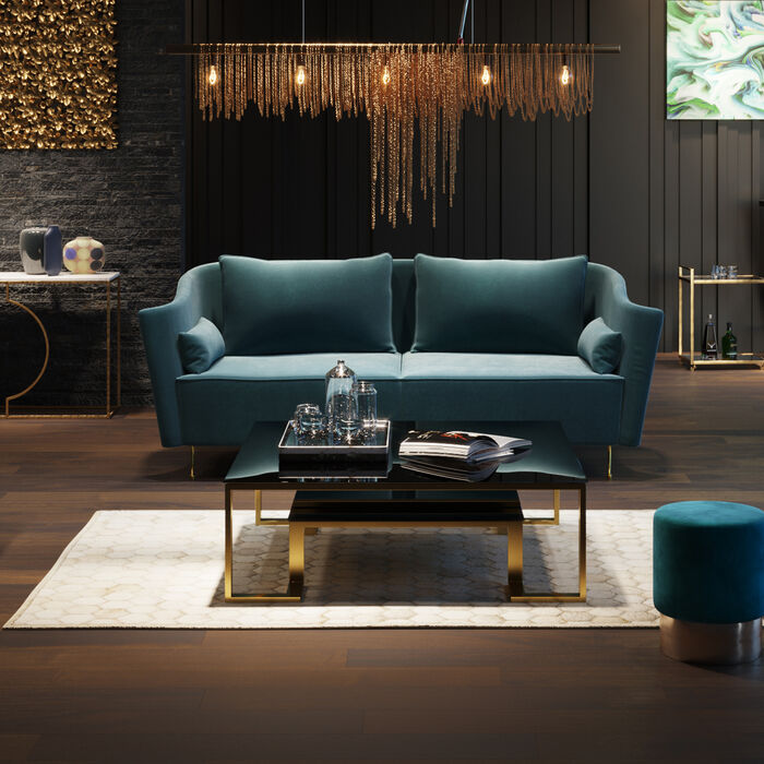 Rush Gold Coffee Table