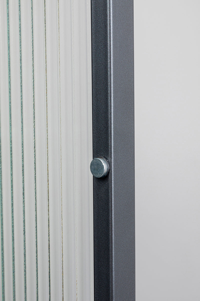 San Diego Black Display Cabinet