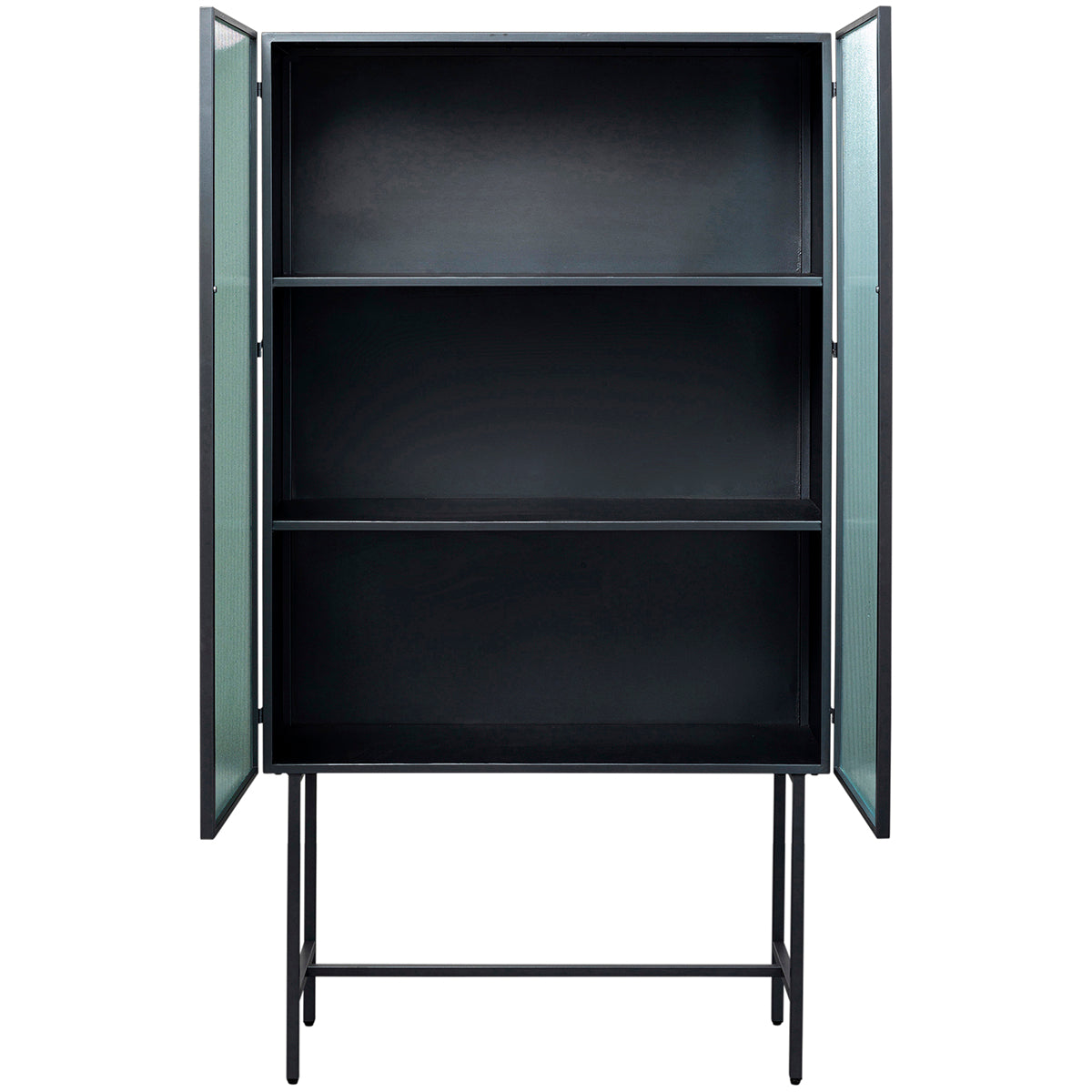 San Diego Black Display Cabinet