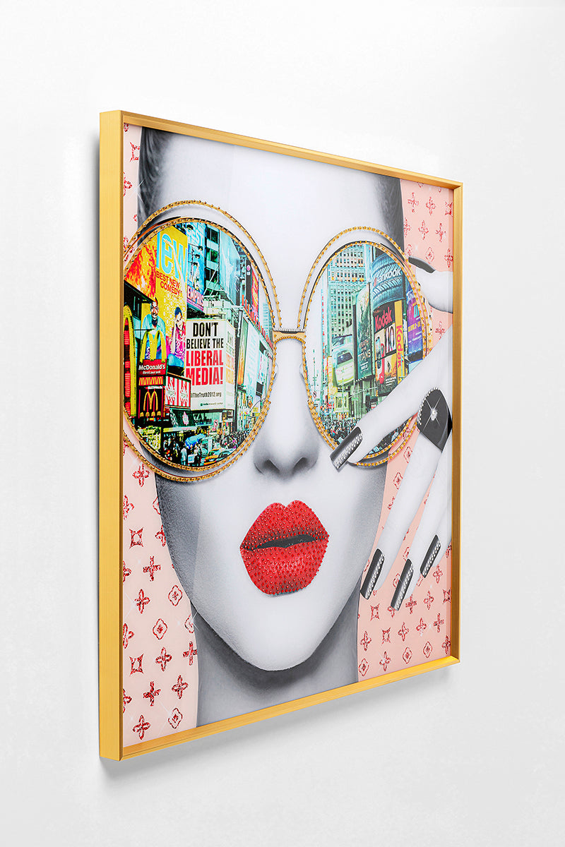 Times Square View Framed Picture