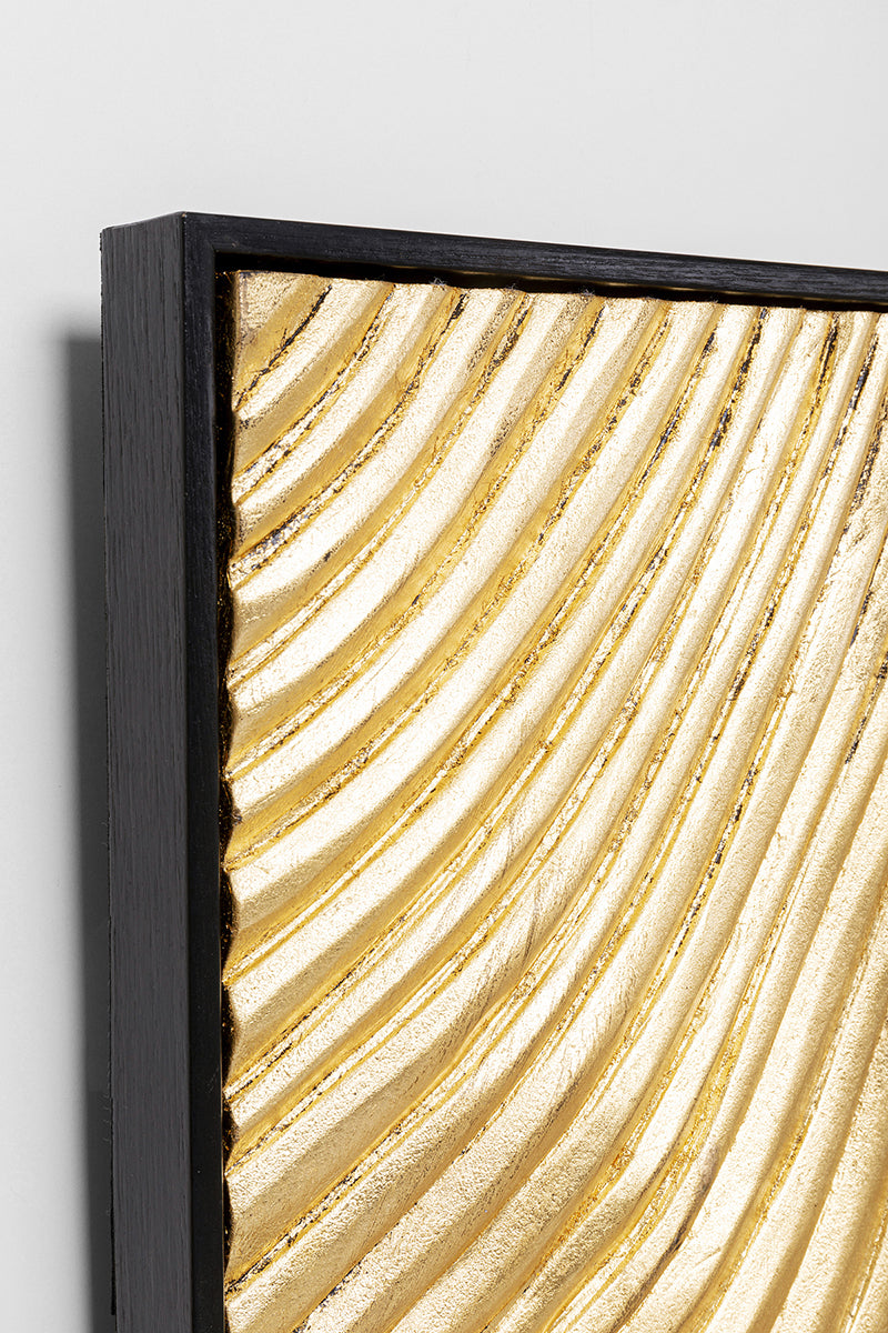 Wave Gold Object Picture (2/Set)
