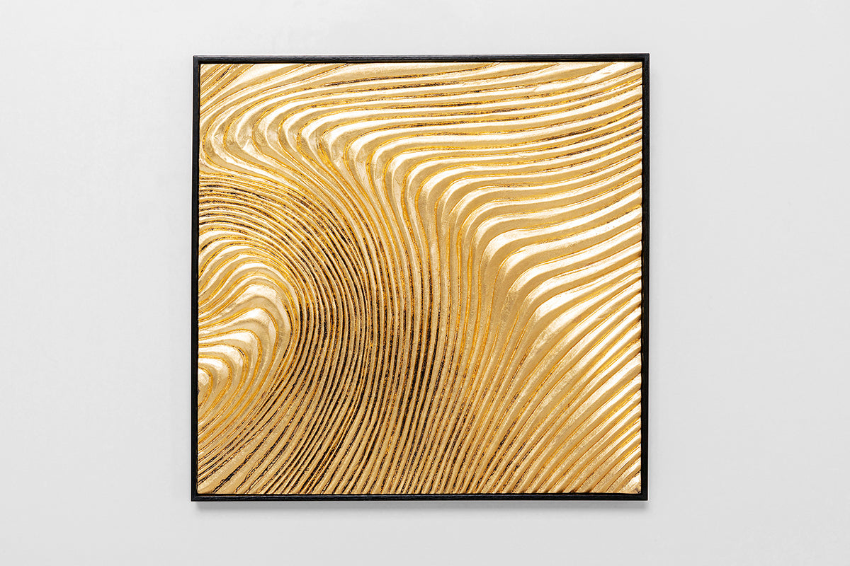 Wave Gold Object Picture (2/Set)