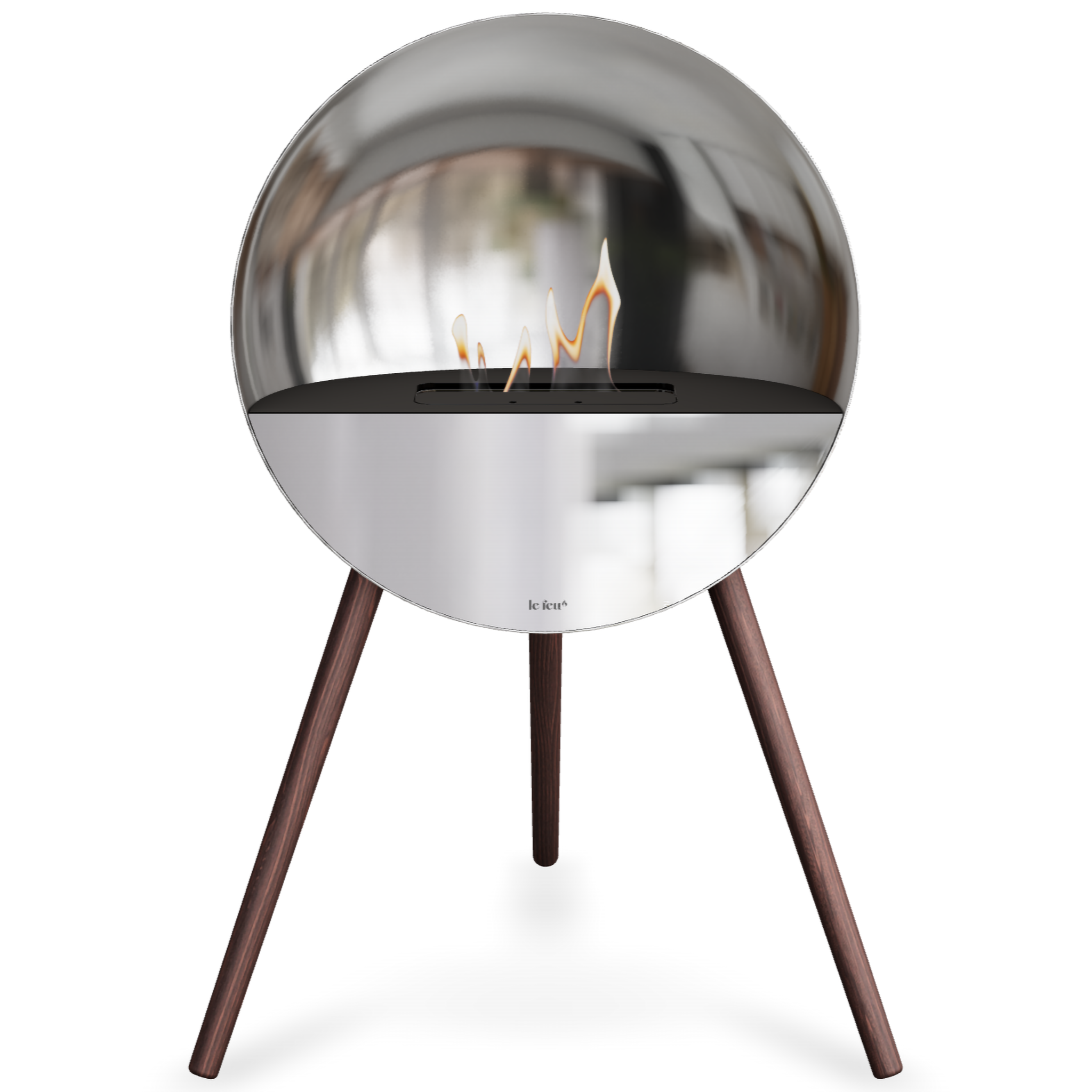 Eye Silver Bio Fireplace