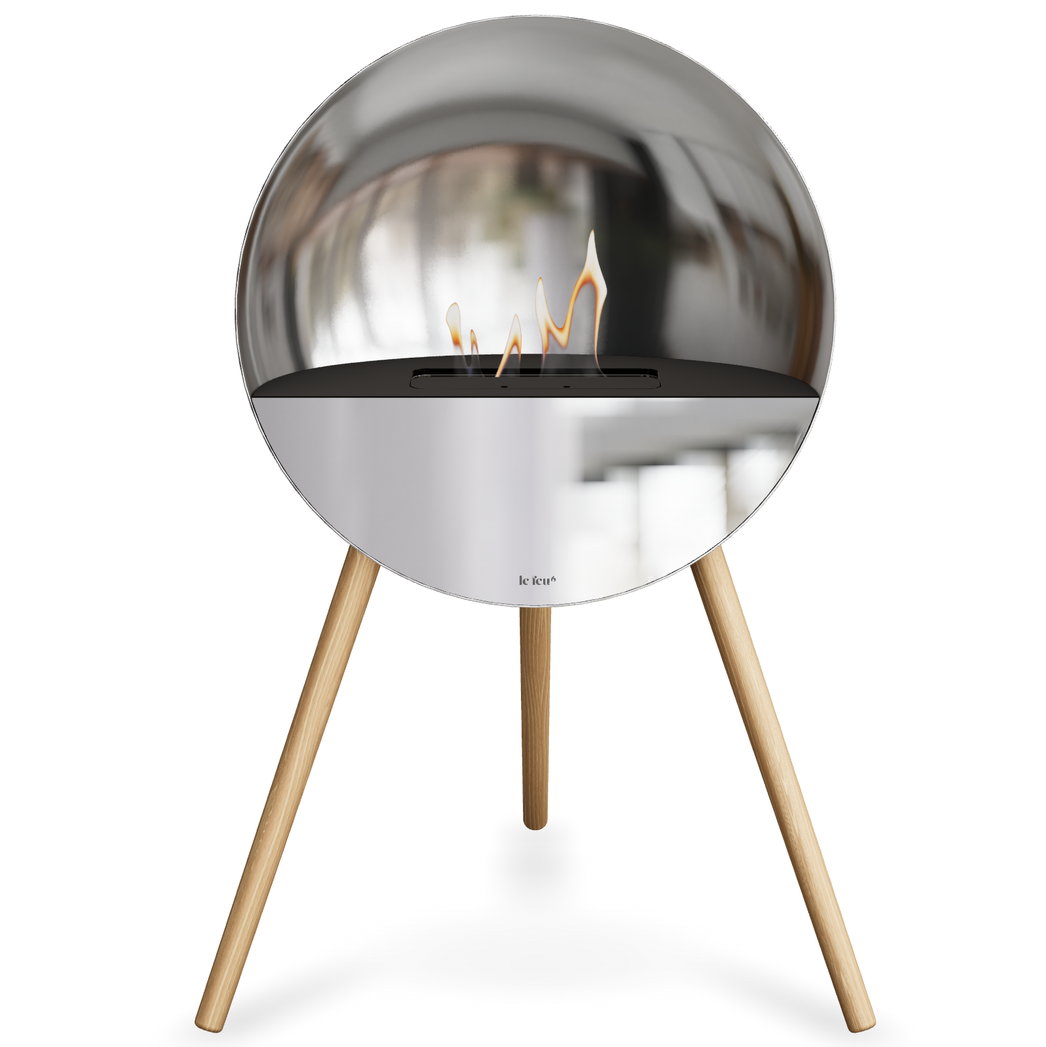 Eye Silver Bio Fireplace