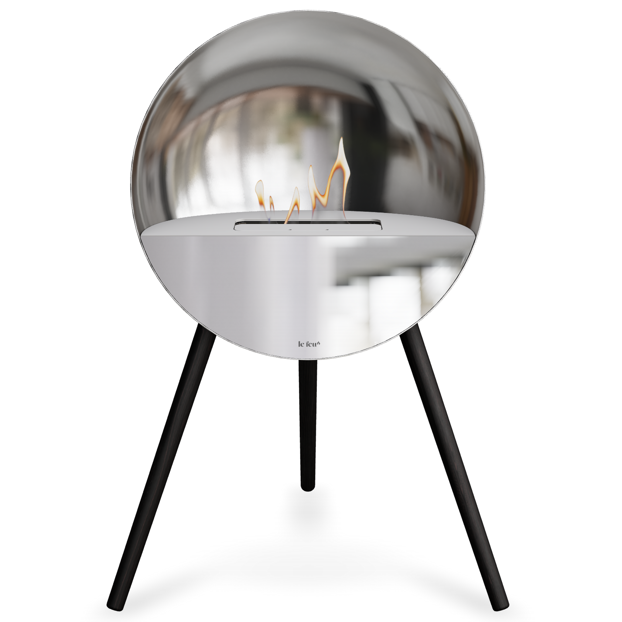 Eye Silver Bio Fireplace