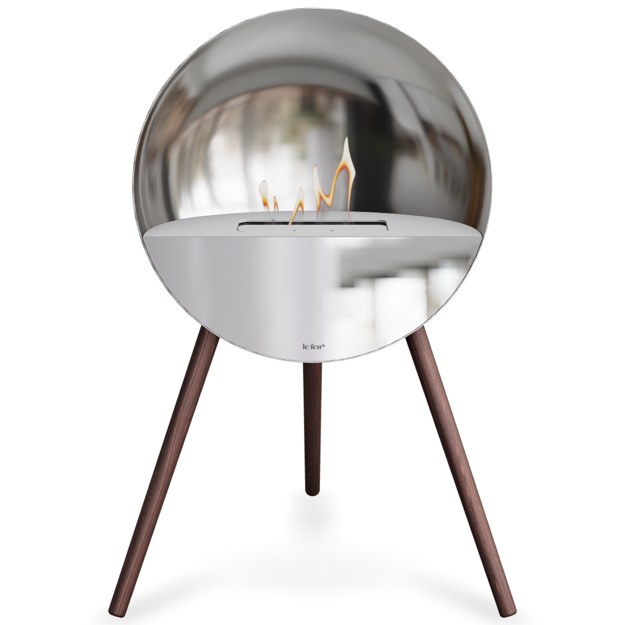 Eye Silver Bio Fireplace