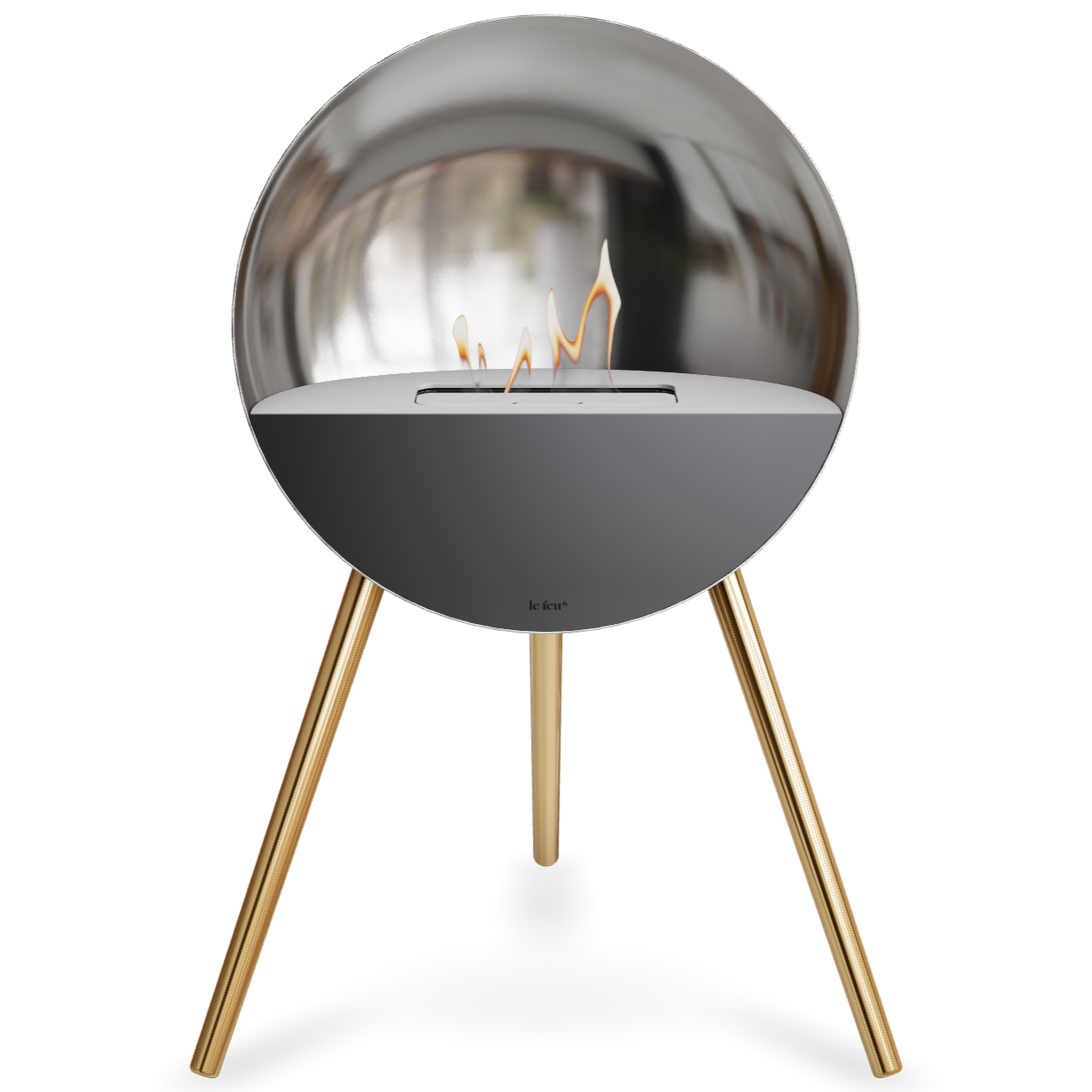 Eye Silver Bio Fireplace