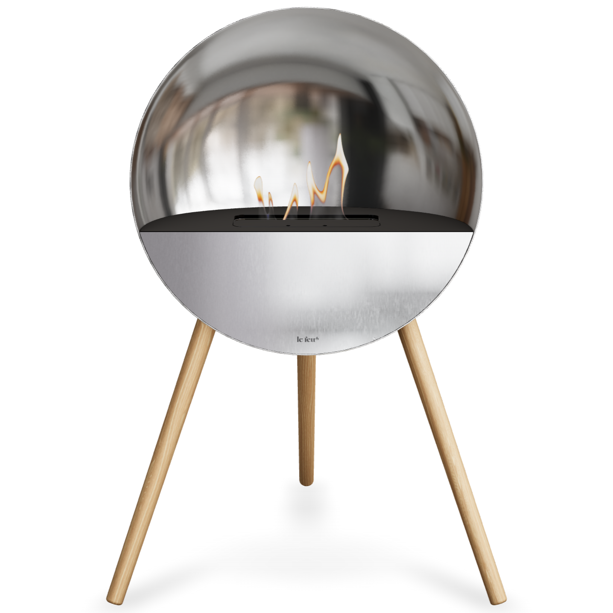 Eye Silver Bio Fireplace