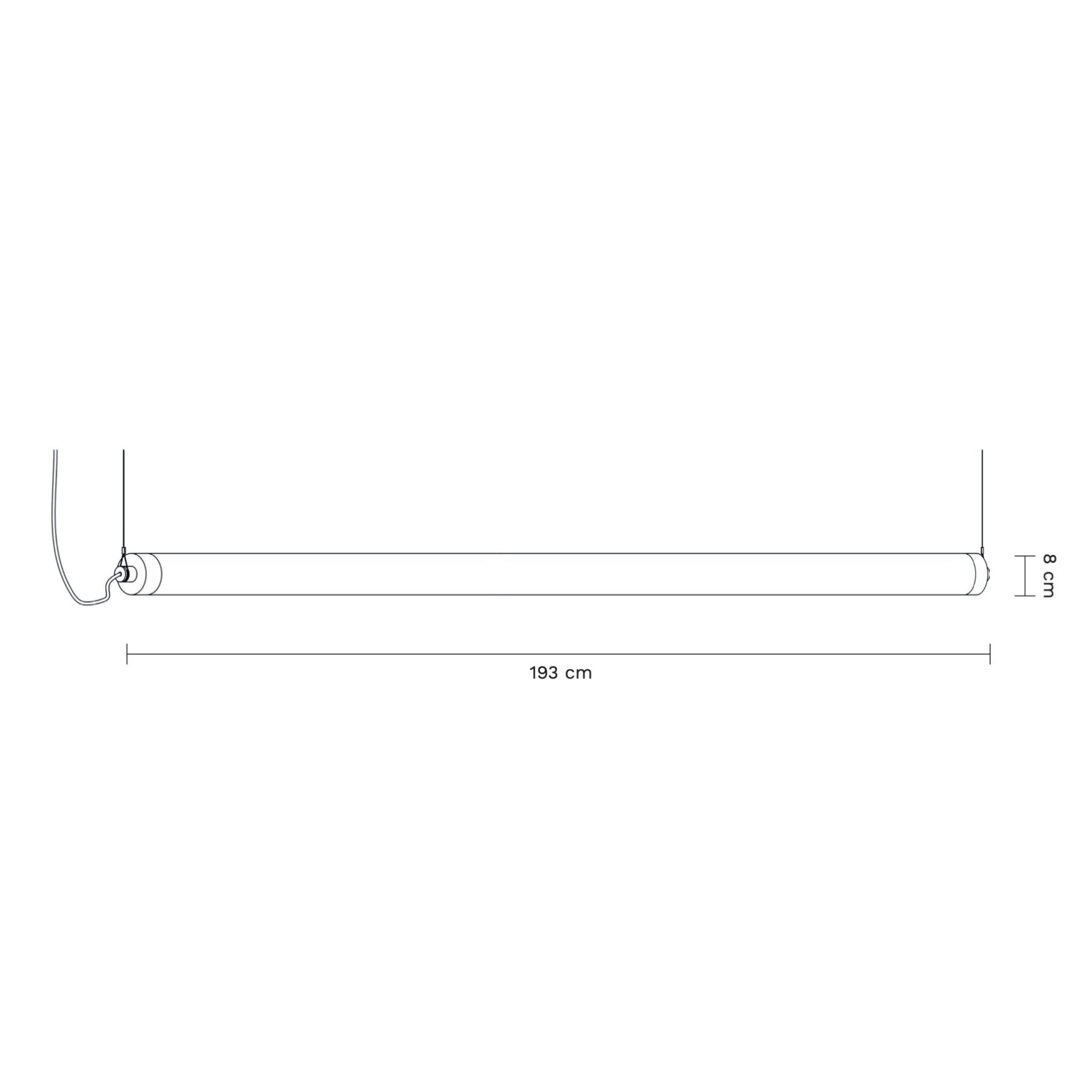 Longa Horizontal Concrete Pendant Lamp