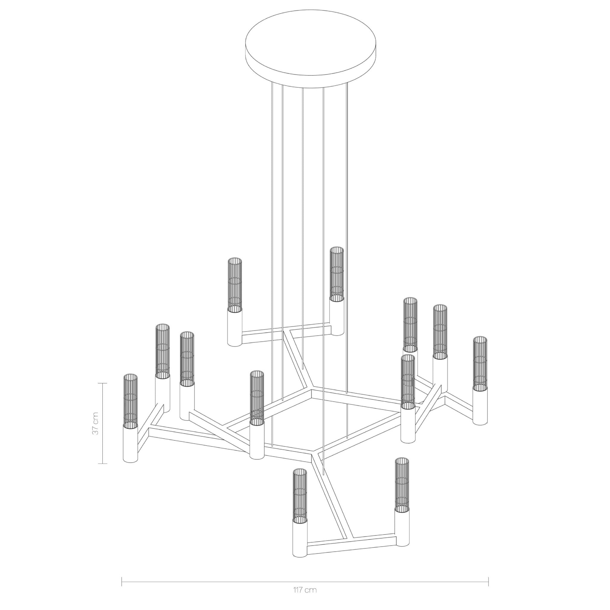 Novana Steel Pendant Lamp
