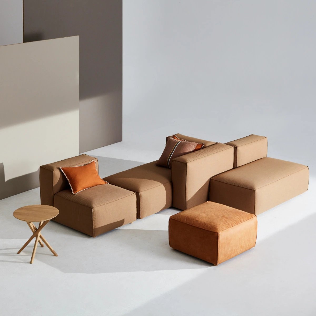 Dune Modular Sofa with Chaise Longue
