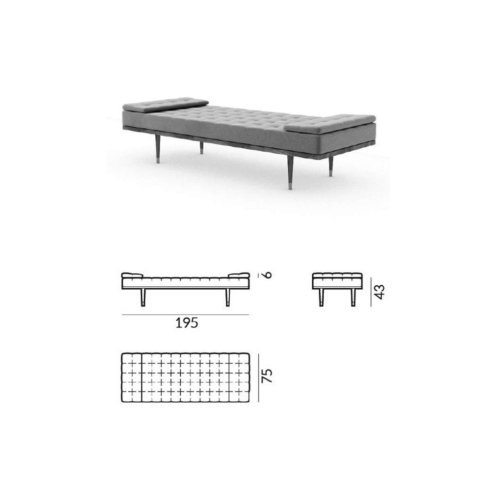 Wall Street Chaise Longue