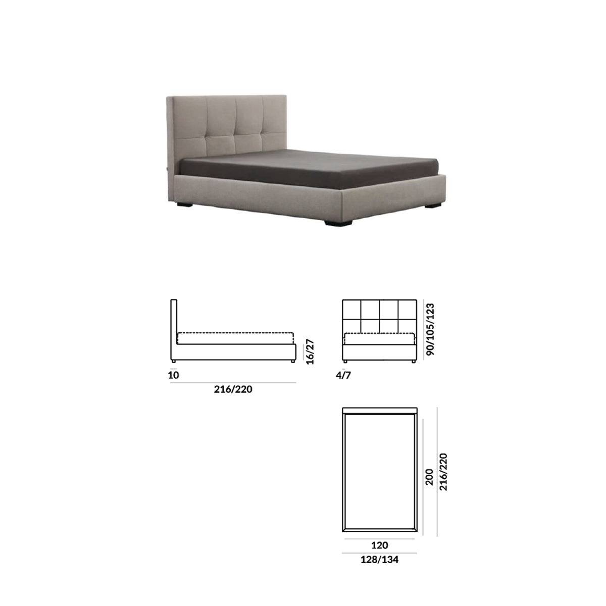 Lisbona Bed
