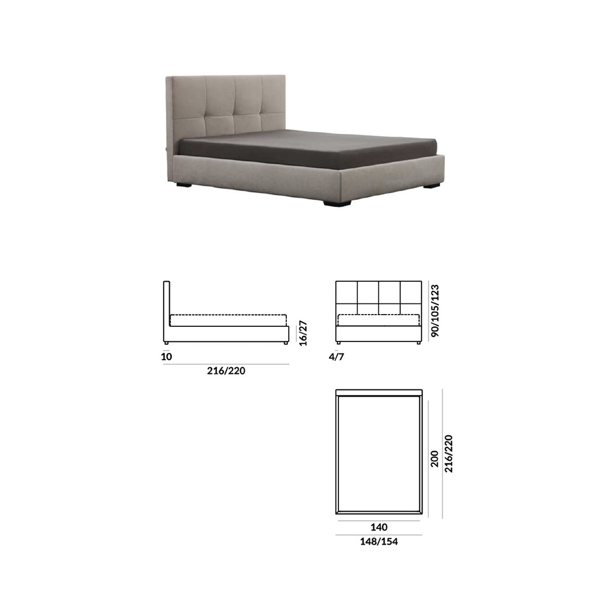 Lisbona Bed