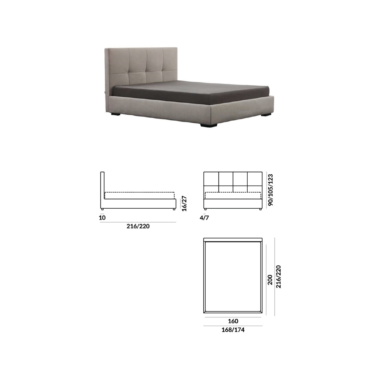 Lisbona Bed