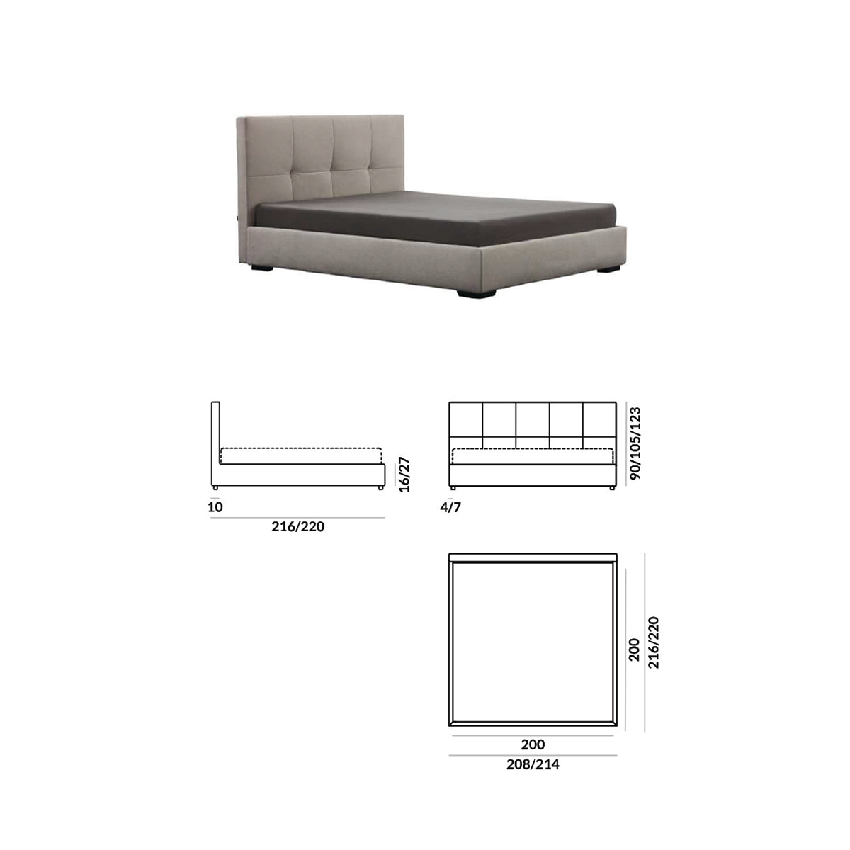 Lisbona Bed