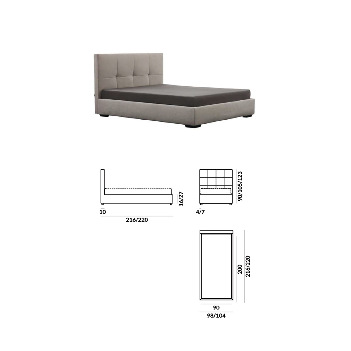 Lisbona Bed