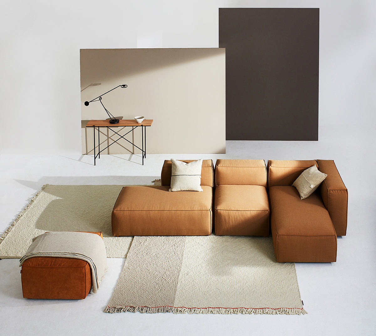 Dune Modular Sofa with Chaise Longue