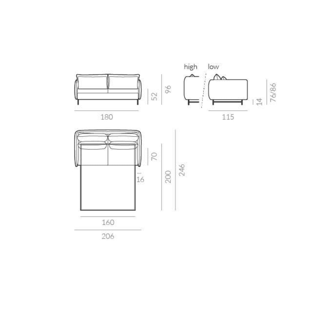 Slim Sofa Bed
