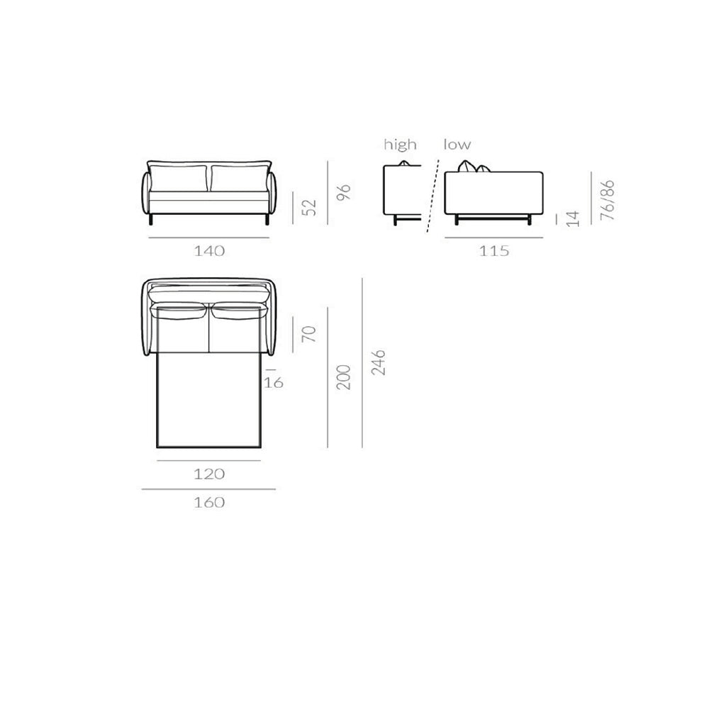 Slim Sofa Bed