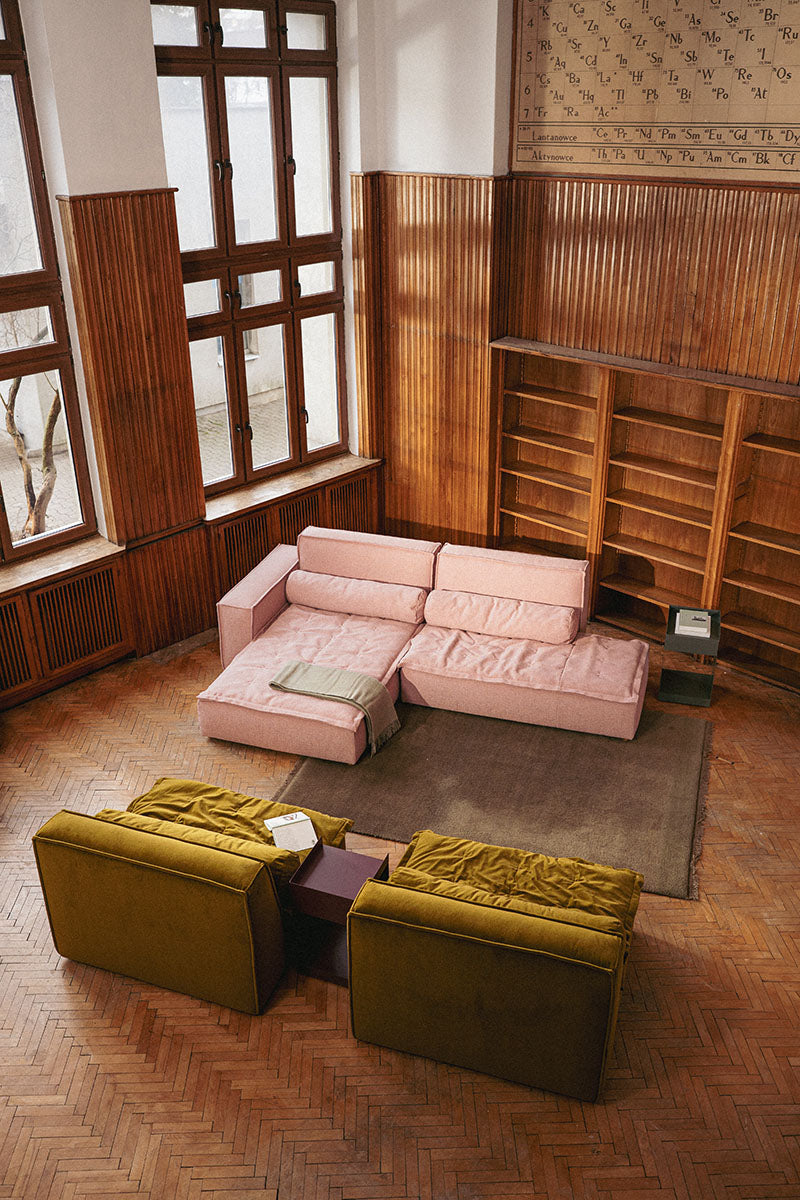 Tres Doux Modular Sofa with Chaise Longue