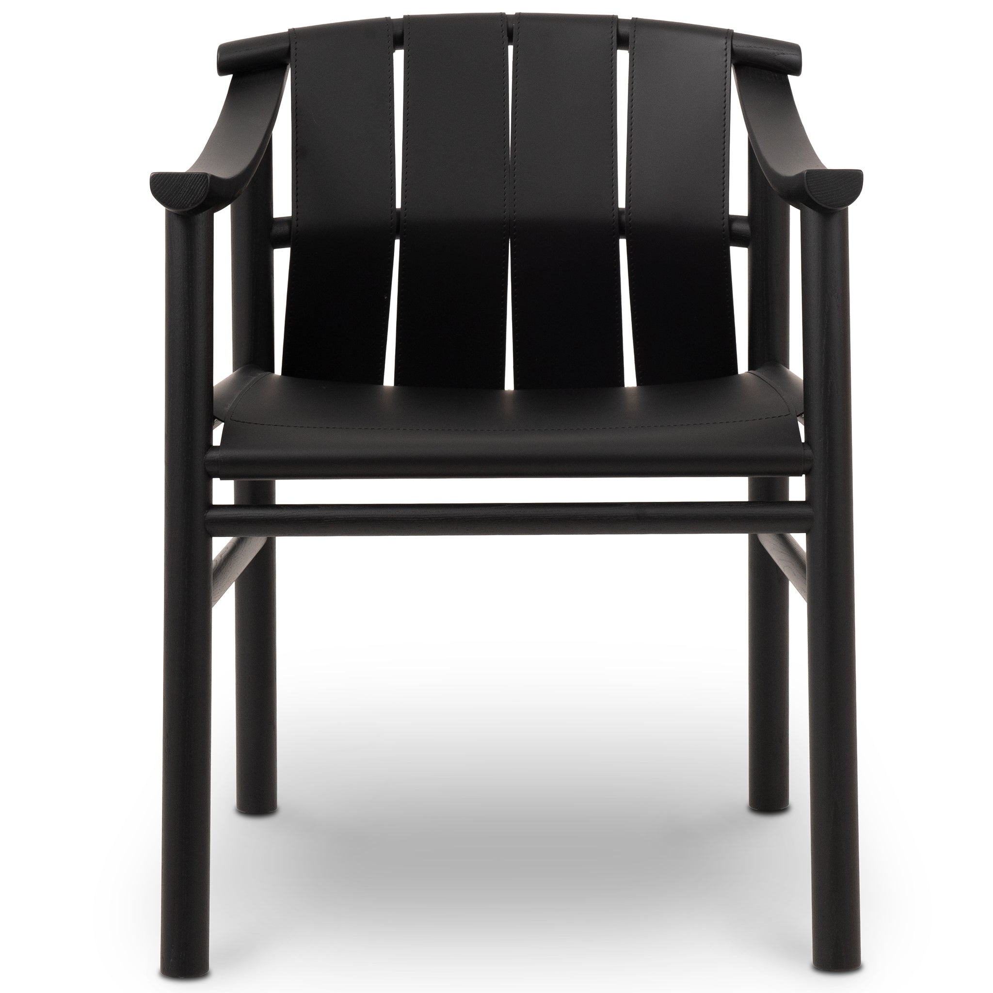 Haiku II Leather Chair with Armrests