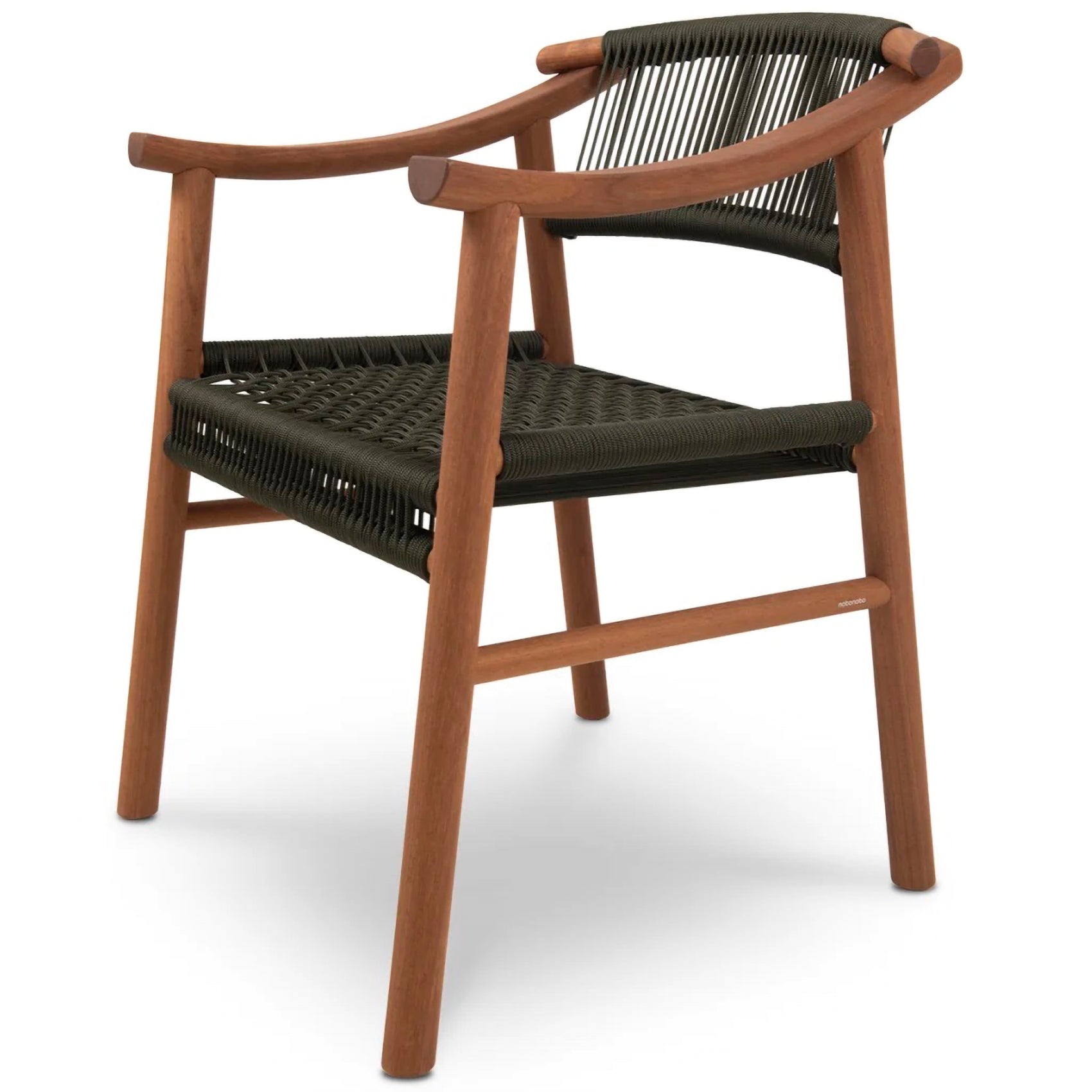 Haiku II Nautical Rope Chair with Armrests
