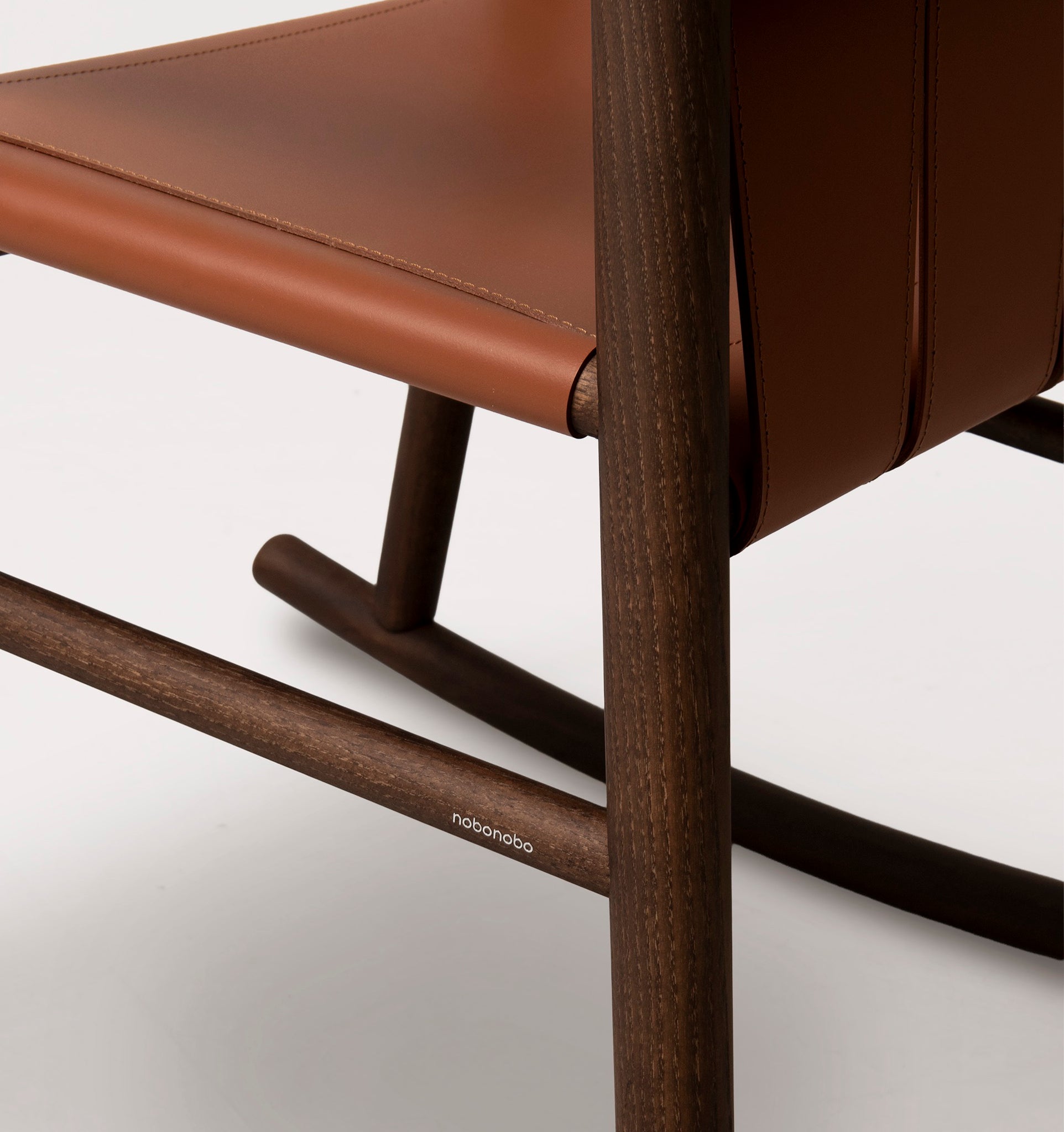 Haiku Leather Rocking Chair