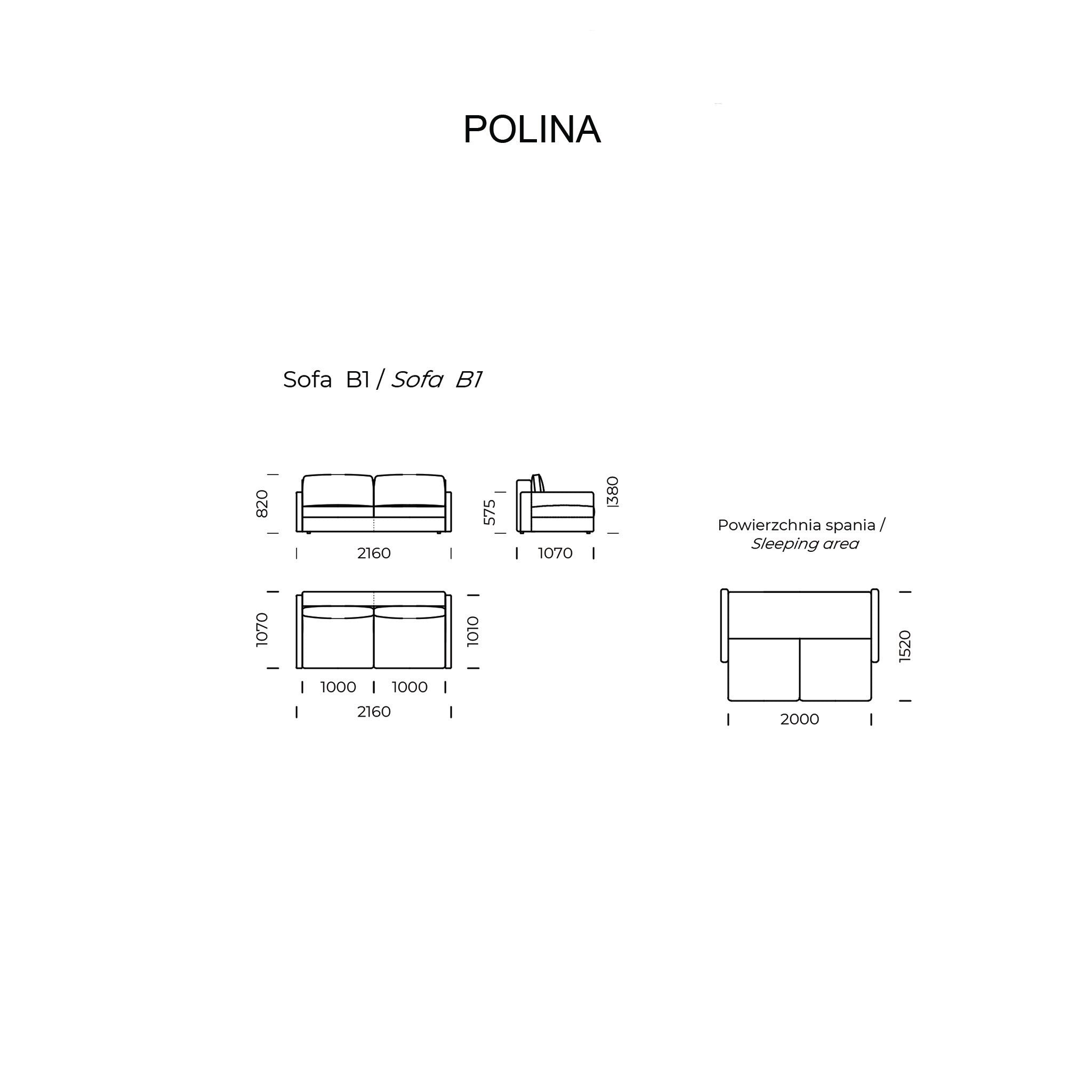 Polina II Sofa