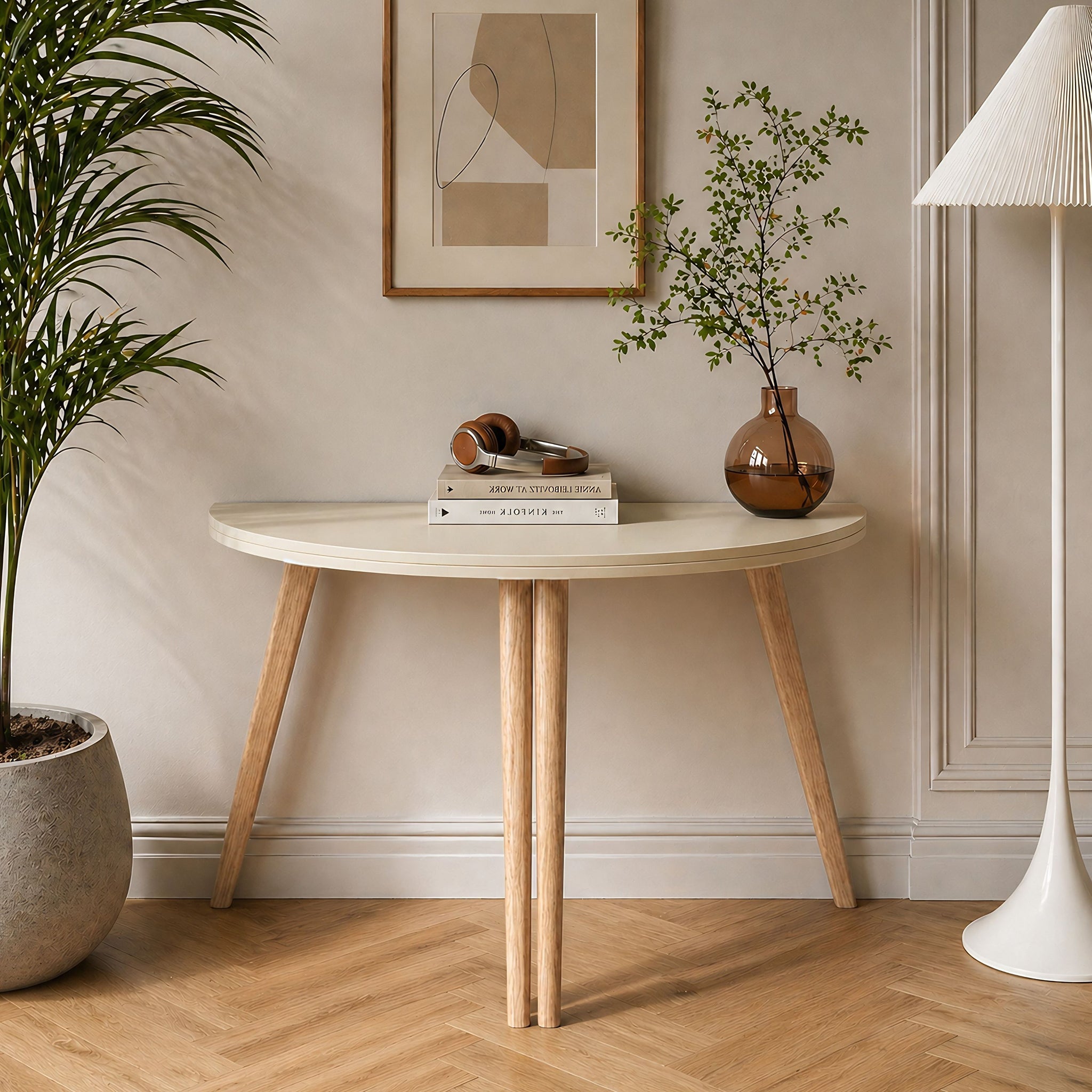 Mawi Half Moon Extendable Table