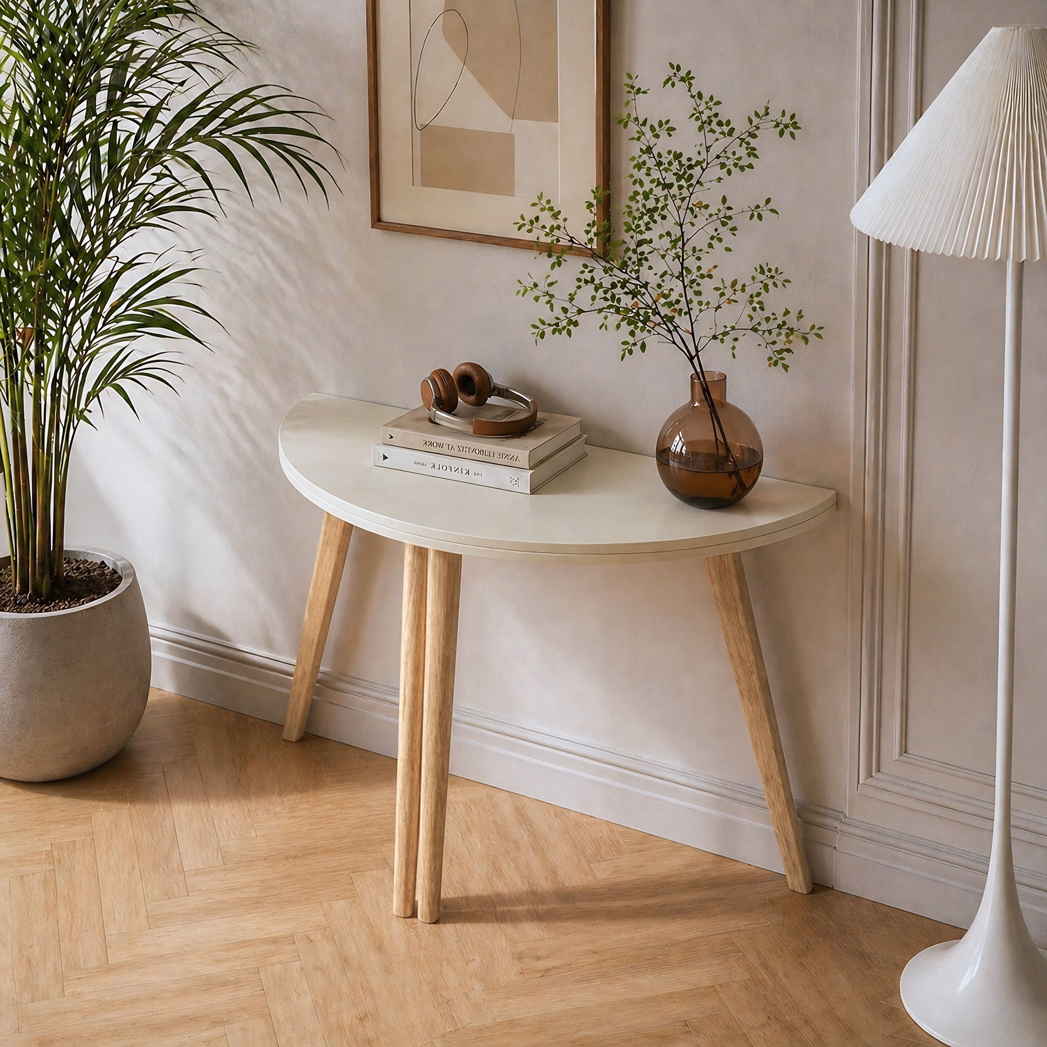 Mawi Half Moon Extendable Table