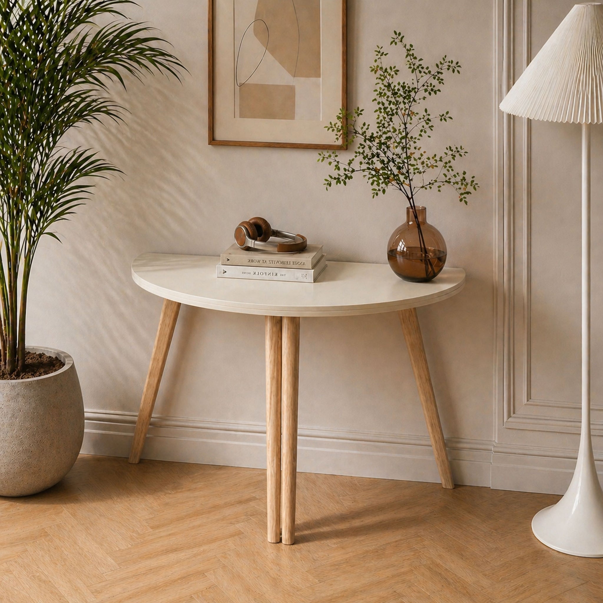 Mawi Half Moon Extendable Table