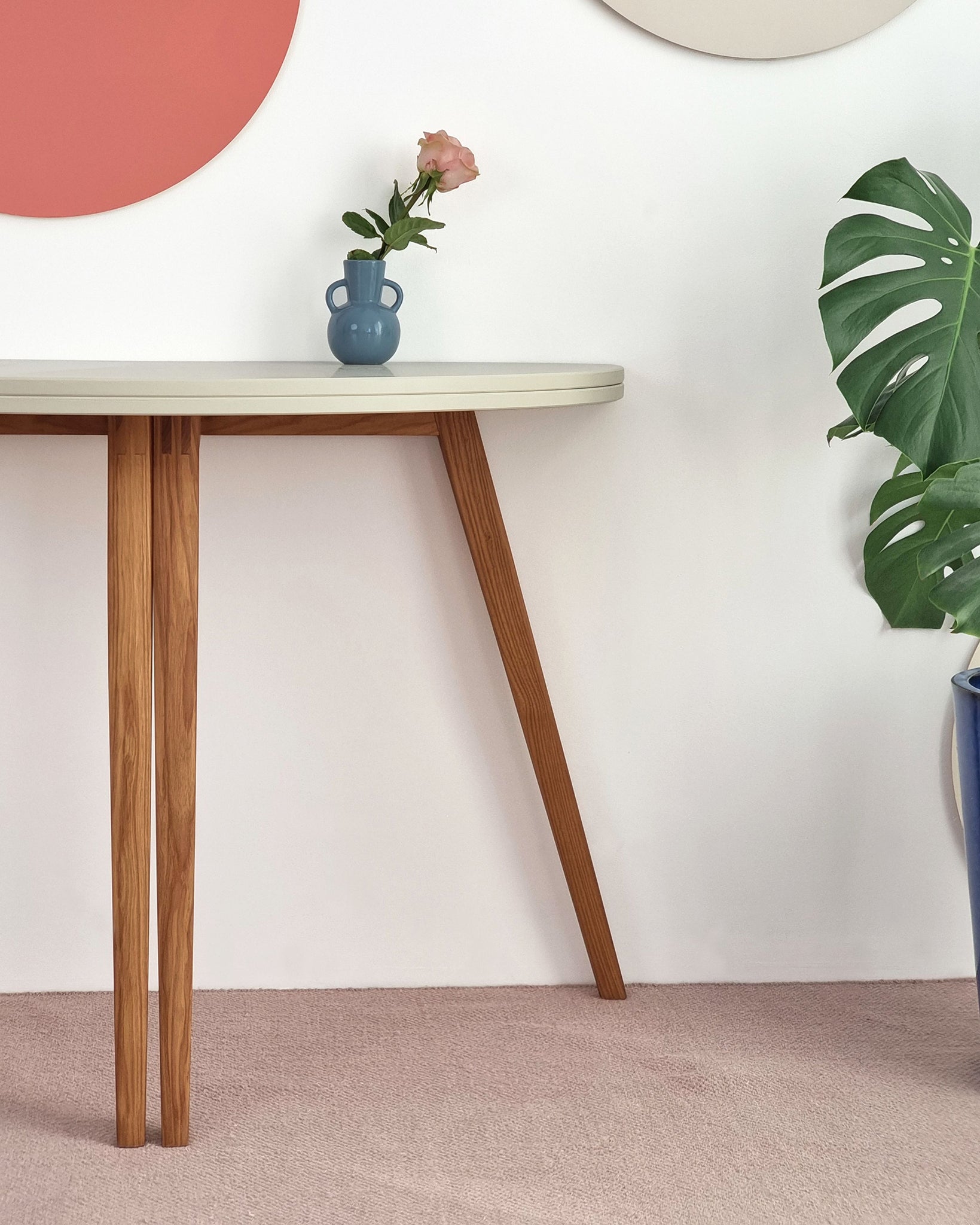 Mawi Half Moon Extendable Table