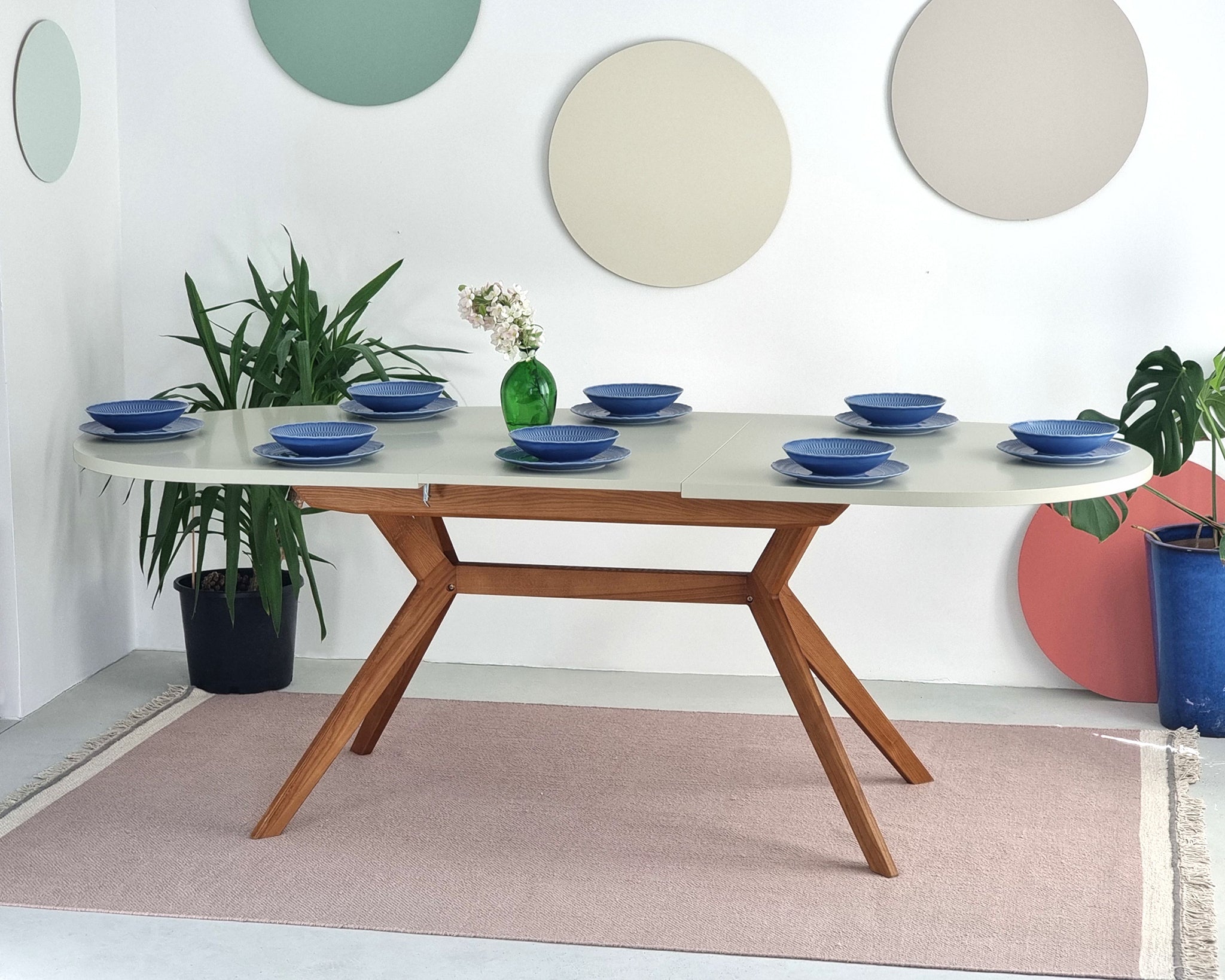 Biju Oval Extendable Dining Table