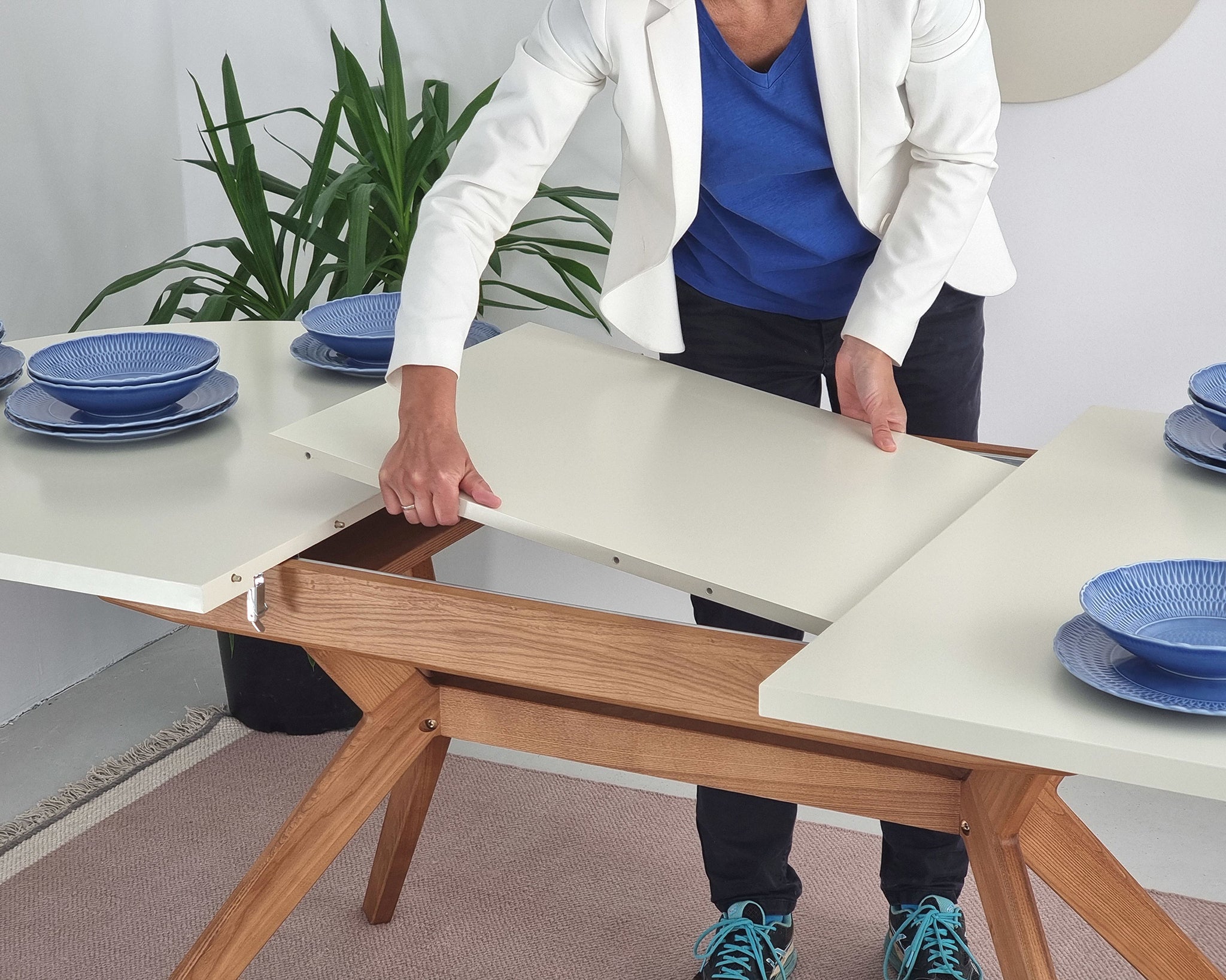 Biju Oval Extendable Dining Table