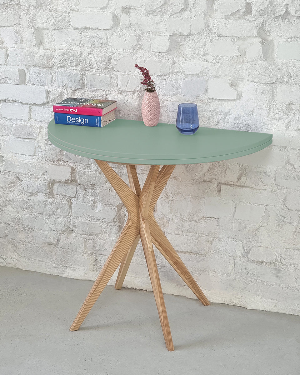 Jubi Halfround Extendable Dining Table - WOO .Design