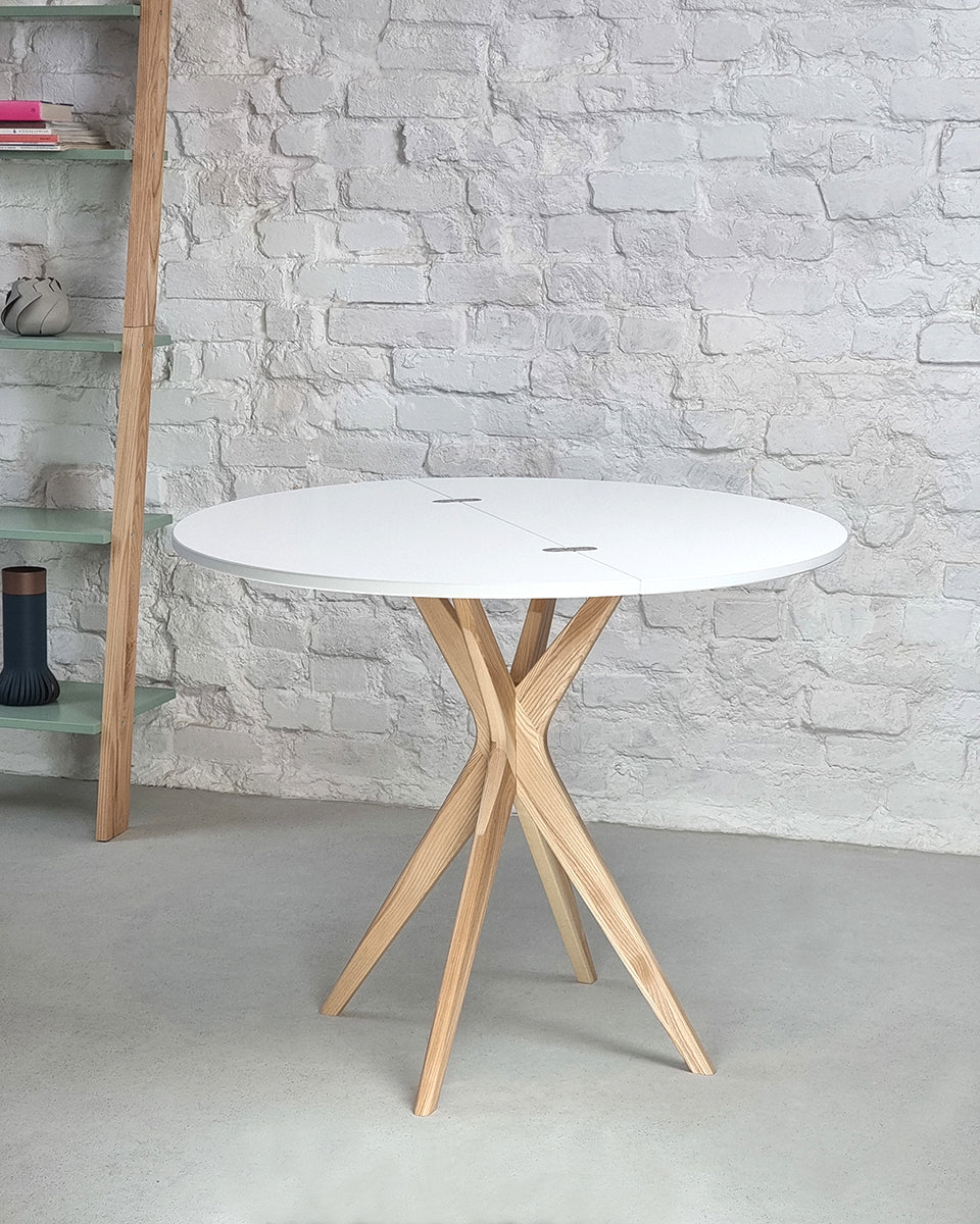 Jubi Halfround Extendable Dining Table - WOO .Design