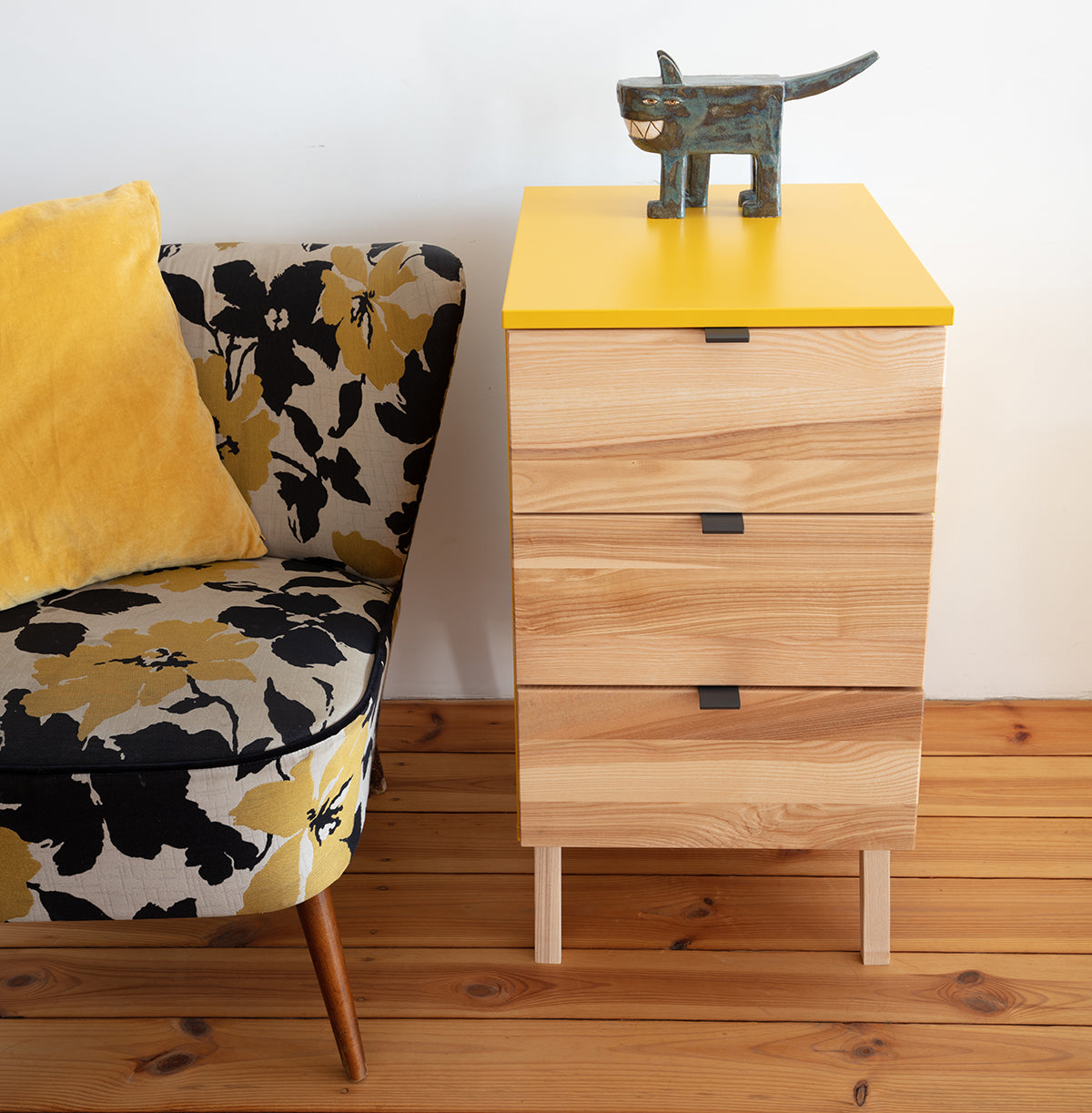 Luka 3-Drawer Desk Cabinet - WOO .Design