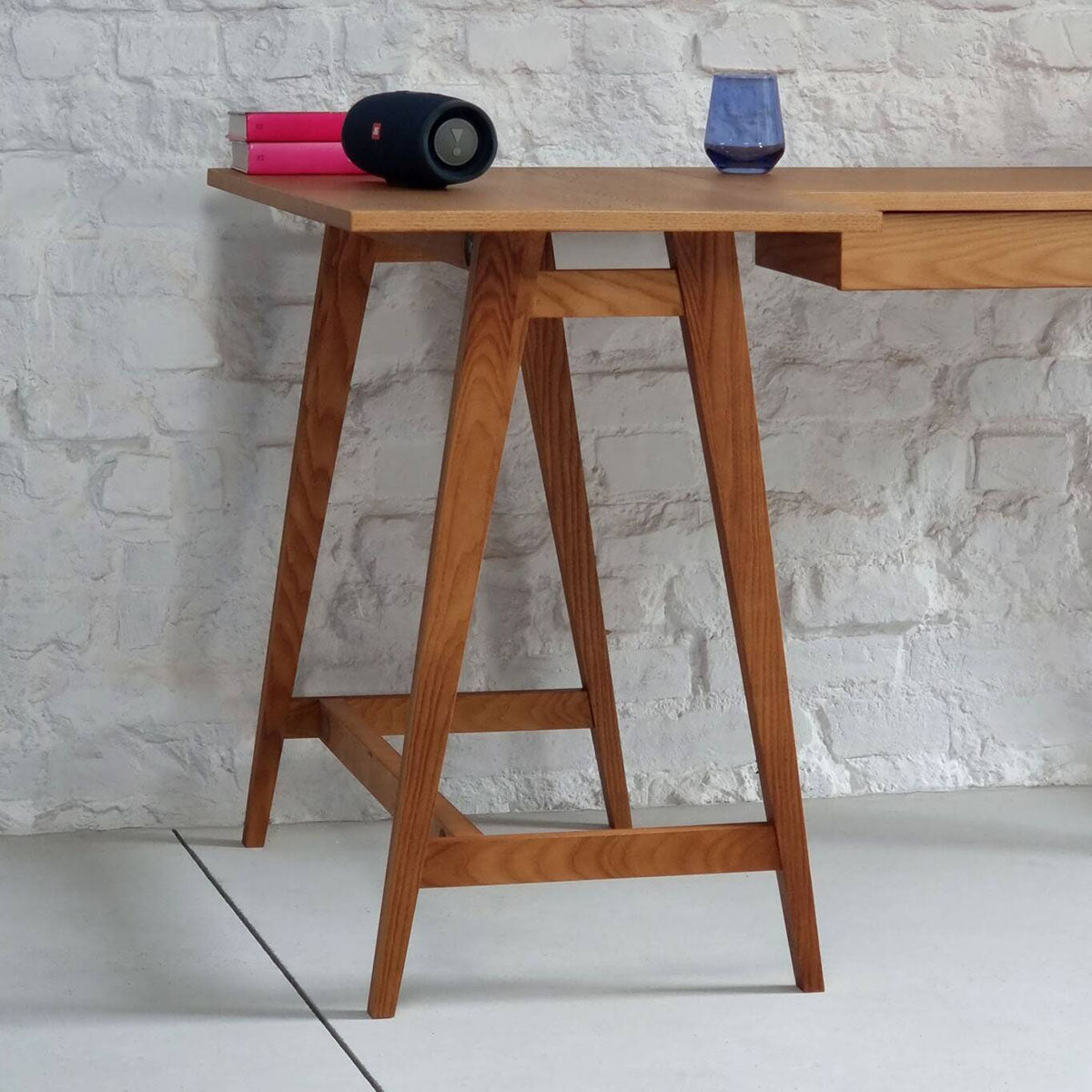 Luka Oak Corner Desk