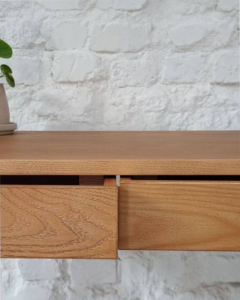 Luka Oak Corner Desk