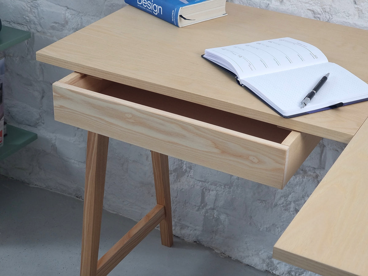 Luka Veneered Corner Desk - WOO .Design